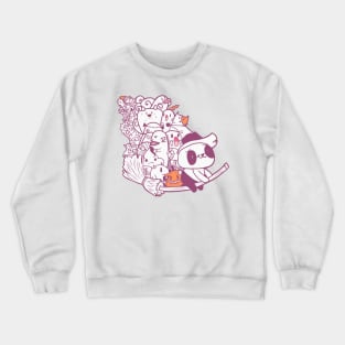 Taropan: Lets around the halloween world Crewneck Sweatshirt